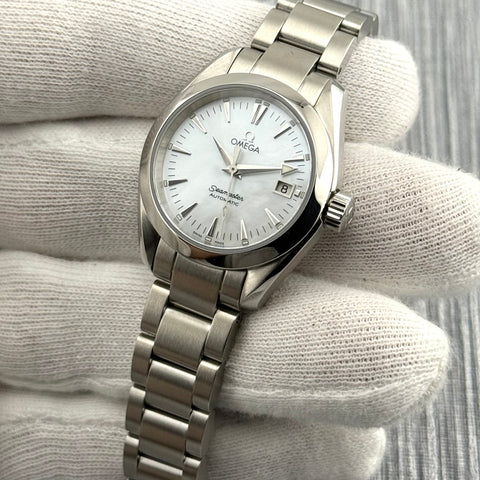 Omega Seamaster Aqua Terra Ref. 2573.70 | Full-Set 2005 | Serviced 09/2025 | MOP Dial | Permutt | 29mm | Top | VIP