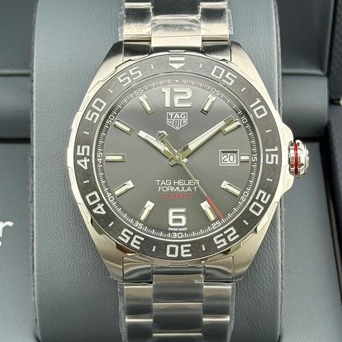 Tag Heuer Carrera Formula 1 Calibre 5 Ref. WAZ2011.BA0842 | Full-Set 09/2025 | Unworn | 43mm | Grey Dial | NEU | Top