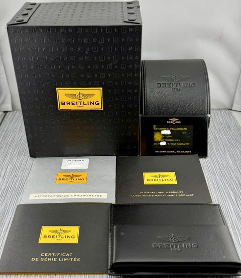 Breitling Navitimer 01 Chronograph Panamerican Limited Edition Ref. AB0121C4/Q605 | Full-Set 09/2014 | Serviced 12/2025 | Limited Edition 1000