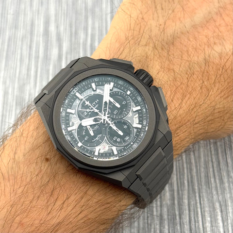 Zenith Defy Extreme Chronograph Ref. 97-9100-9004-02-I001 | Full-Set 12/2024 | Garantie 12/2029 | 45mm | Unworn | Ungetragen | Titan | Top