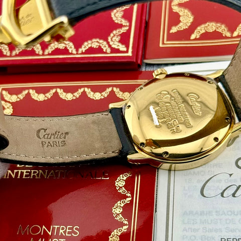 Cartier must de Cartier Ronde Ref. 1800 1 | Full-Set 1996 | Quartz | 33mm | Vintage | Rare | 18001