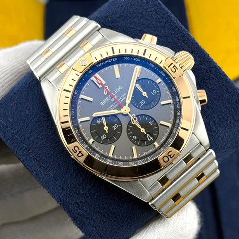 Breitling Chronomat B01 42 Ref. UB0134101B1U1 | Full-Set 01/2022 | Like New | Neuzustand | Roségold | Grey Dial | 42mm | Top