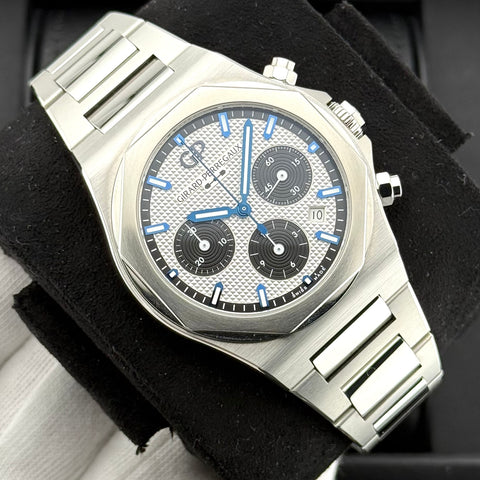 Girard-Perregaux Laureato Chronograph 42 Ref. 81020-11-131-11A | Full-Set 01/2023 | GP Garantie 1/2028 | Panda | Top Condition
