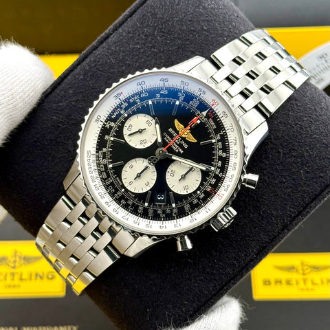 Breitling Navitimer 01 Ref. AB012012/BB01 | Full-Set 07/2014 | Serviced 01/2026 | 43mm | Chronograph | Black Dial | Top