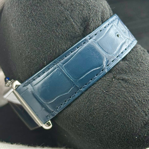 Cartier Tank Must de Cartier Blue Ref. WSTA0055 (4323) | Full-Set 09/2021 | Unworn | Blue Dial | Quarz | Cartier 4323 | Top
