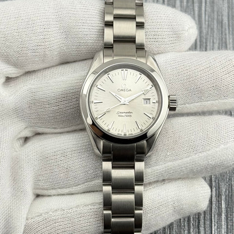 Omega Seamaster Aqua Terra 150M Ref. 2577.30 | Papiere 2011 | Quartz | 29mm | Silver Dial | Top | VIP