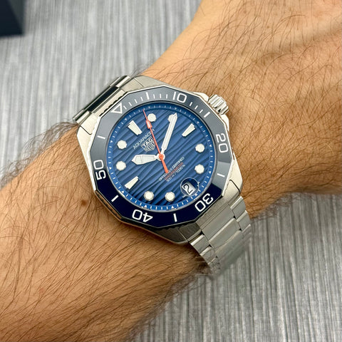 Tag Heuer Aquaracer 300m Ref. WBP5111.BA001 | Full-Set 04/2025 | Tag Heuer Garantie 04/2030 | Unworn | Ungetragen | 42mm | Blue Wave Dial | Top