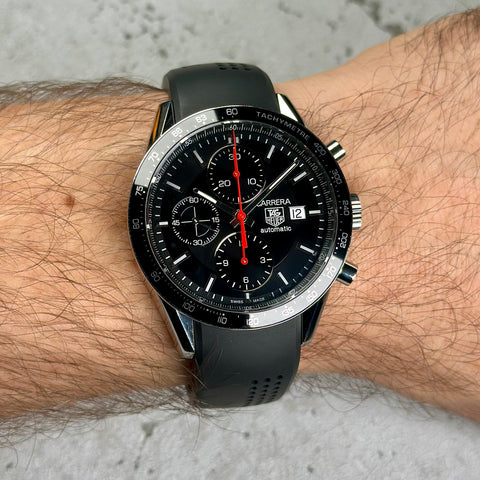 TAG Heuer Carrera Calibre 16 Ref. CV2014-2 | Full-Set 2011 | Serviced | Automatic | Chronograph | 41mm