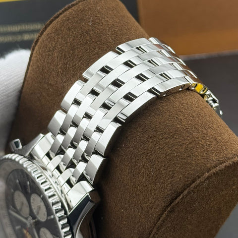 Breitling Navitimer 1 01 Chronograph Ref. AB012721/BD09 | Full-Set 10/2016 | Serviced 12/2025 | Black Dial | 46mm | Top