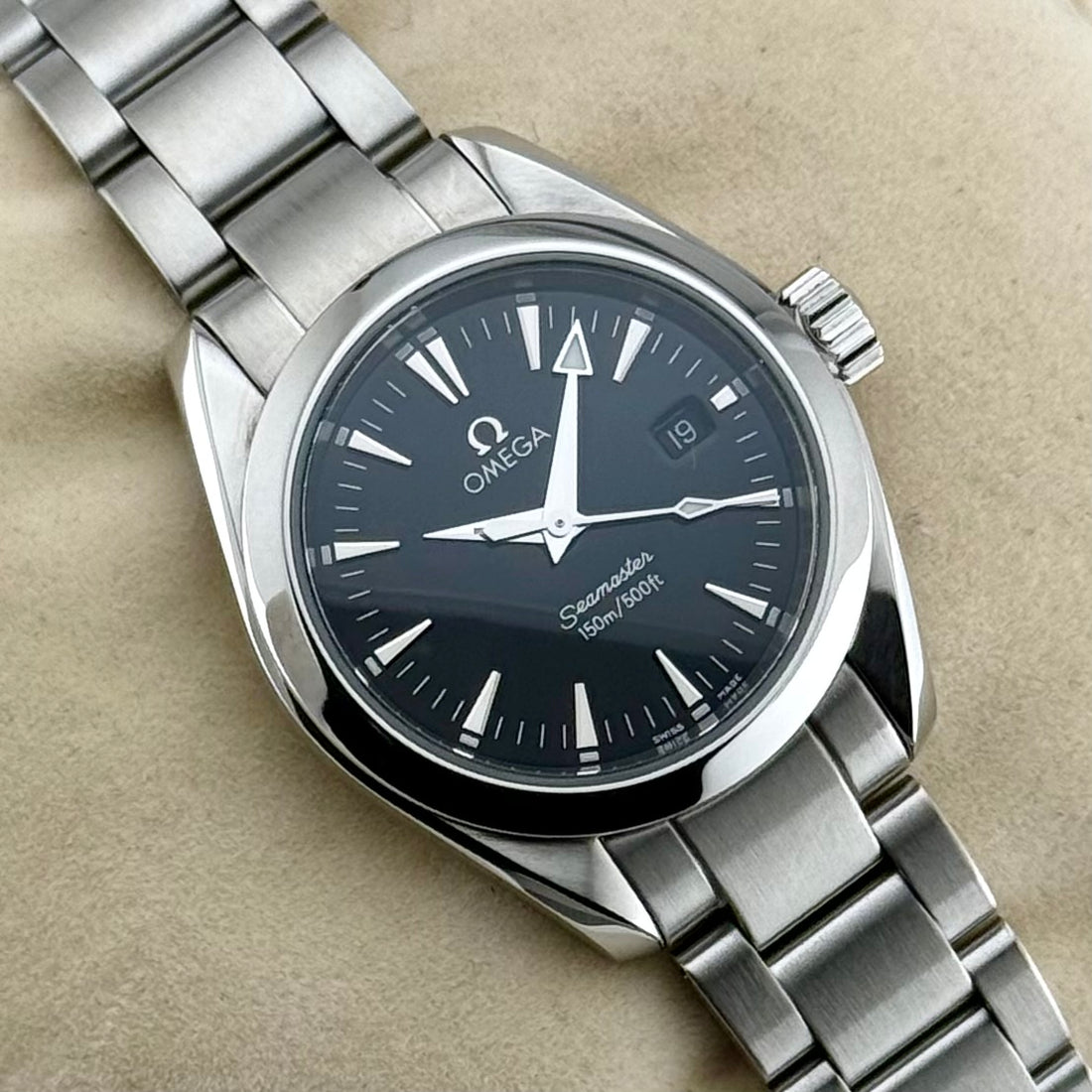 Omega Seamaster Aqua Terra Ref. 2577.5000 | Top Condition | Quartz | Box | 29mm | Black Dial