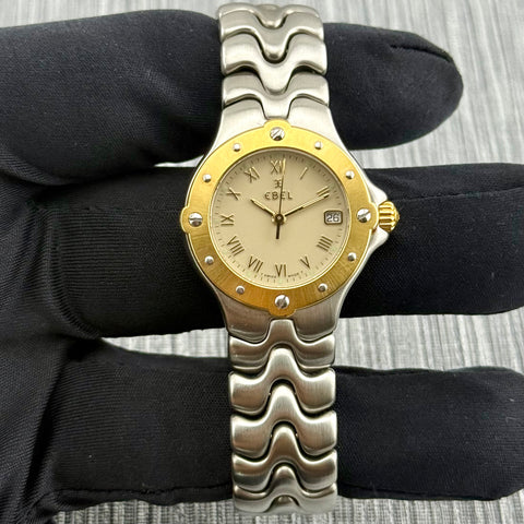 Ebel Sportwave Ref. 6087621 | Full-Set 2000 | Quartz | 28mm | Erstkaufrechnung | Stahl/Gold | Ladies | Damen | Top | VIP