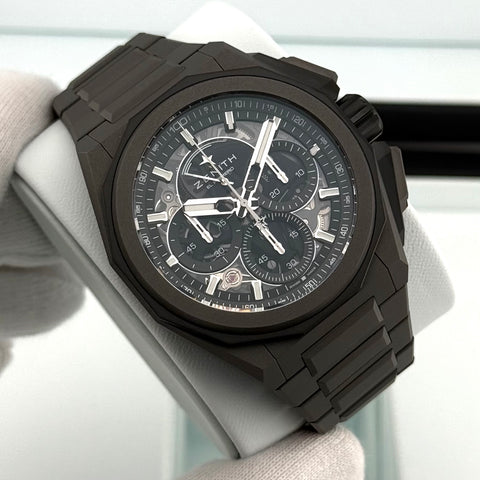 Zenith Defy Extreme Chronograph Ref. 97-9100-9004-02-I001 | Full-Set 12/2024 | Garantie 12/2029 | 45mm | Unworn | Ungetragen | Titan | Top