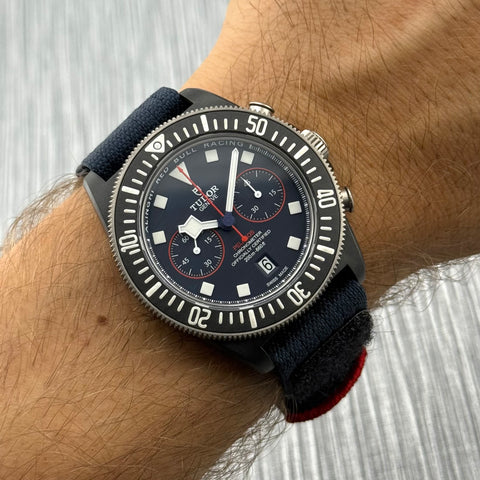 Tudor Pelagos FXD Chrono Alinghi Ref. 25807KN | Full-Set 07/2024 | Unworn | Ungetragen | Red Bull | 43mm | Carbon | Top | VIP