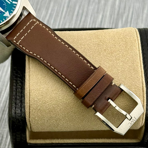 IWC Chronograph Pilots Watch Ref. IW378005 | Full-Set 08/2024 | Unworn | Ungetragen | Garantie 08/2032 | 43mm | Green Dial | Top