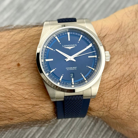Longines Conquest Ref. L38304929 | Full-Set 07/2025 | Automatic | 41mm | Blue Dial | Like New | Top