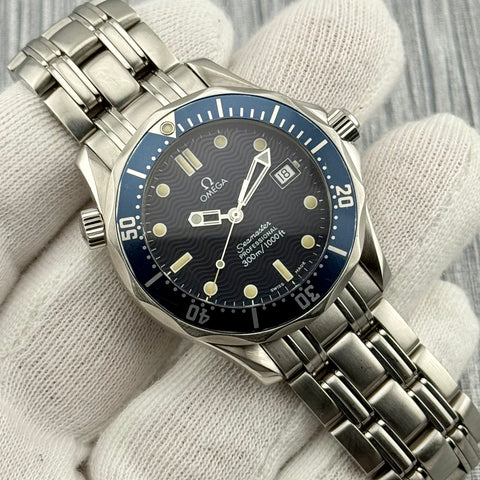 Omega Seamaster Professional Diver 300M Ref. 2561.80 | Serviced 09/2025 | Quartz | 36mm | Blue Wave Dial | Mid Size | Top | VIP