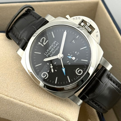 Panerai Luminor BiTempo Power Reserve Ref. PAM01360 | Full-Set 01/2024 | Panerai Garantie 01/2032 | 44mm | Top