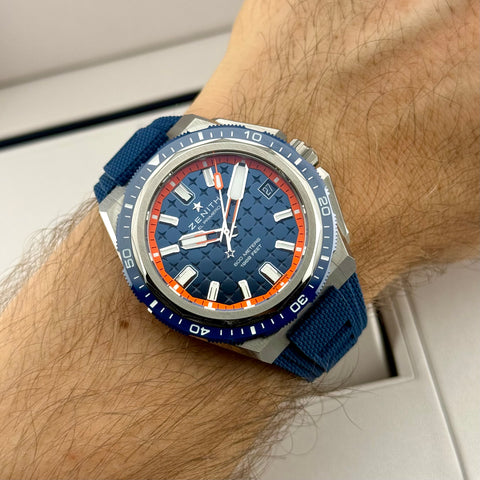 Zenith Defy Extreme Diver Ref. 95.9601.3620/51.I301 | Full-Set 04/2026 | NEU | Unworn | Titan | 42.5mm | Blue | Top