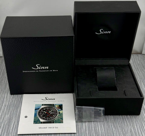 Sinn Chronograph 144 St Sa | Serviced 07/2025 | Box | 41mm | Top Condition | VIP