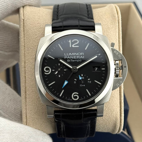 Panerai Luminor BiTempo Power Reserve Ref. PAM01360 | Full-Set 01/2024 | Panerai Garantie 01/2032 | 44mm | Top