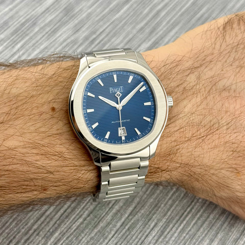 Piaget Polo S Ref. G0A41002 | Full-Set 02/2022 | Automatic | 42mm | Blue Dial | Top