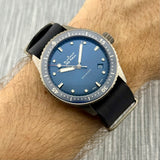 Blancpain Fifty Fathoms Bathyscaphe Ref. 5000-0240-NAOA | Papers 2017 | Keramik | Blue Dial | 43.6mm | Top