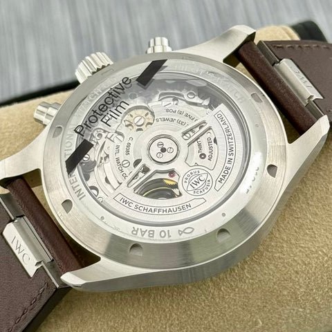 IWC Chronograph Pilots Watch Ref. IW378005 | Full-Set 08/2024 | Unworn | Ungetragen | Garantie 08/2032 | 43mm | Green Dial | Top