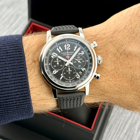 Chopard Mille Miglia Chronograph Ref. 168589-3002 | Full-Set 12/2022 | Like New | 42mm | Black Dial | Top