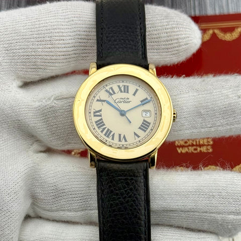 Cartier must de Cartier Ronde Ref. 1800 1 | Full-Set 1996 | Quartz | 33mm | Vintage | Rare | 18001