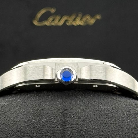 Cartier Santos Large Ref. WSSA0096 | Full-Set 11/2025 | Cartier Garantie 11/2033 | 47x39.5mm | Black Dial | Top
