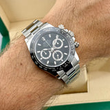 Rolex Daytona Chronograph 116500LN | Full-Set 2019 | Ungetragen | Unworn | Unpolished | 40mm | Black Dial