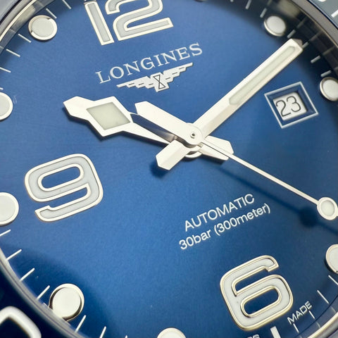 Longines Hydroconquest 43 Ref. L37824966 | Full-Set 2026 | Unworn | NEW | 43mm | Automatic | Blue Dial | Top