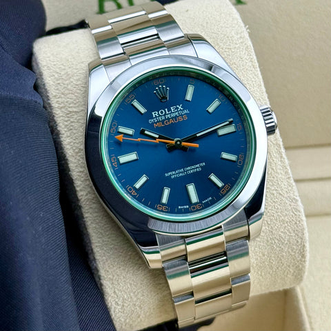 Rolex Milgauss Ref. 116400GV | Full-Set 2022 | Blue Dial | 40mm | Selten | Discontinued | Top | VIP