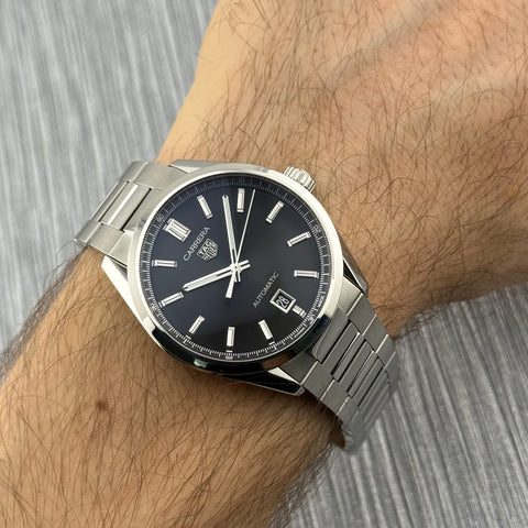 Tag Heuer Carrera Date Calibre 5 Ref. WBN2110.BA0639 | Full-Set 02/2024 | Like New | Black Dial | 39mm | Top