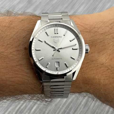 Tag Heuer Carrera Calibre 5 Ref. WBN2111.BA0639 | Full-Set 08/2024 | Tag Heuer Garantie 08/2026 | 39mm | Like New | Top | VIP