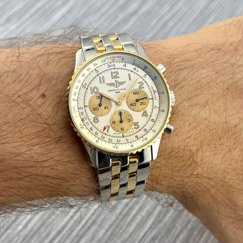 Breitling Navitimer 92 Ref. D30022 | Full-Set 1996 | Automatic | 38mm | st/gg | Top