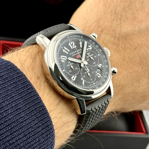 Chopard Mille Miglia Chronograph Ref. 168589-3002 | Full-Set 12/2022 | Like New | 42mm | Black Dial | Top