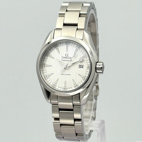 Omega Seamaster Aqua Terra Ref. 2311030600200 | Full-Set 2015 | Quartz | Ladies | Damen | 30mm | Silver Dial | Top | VIP