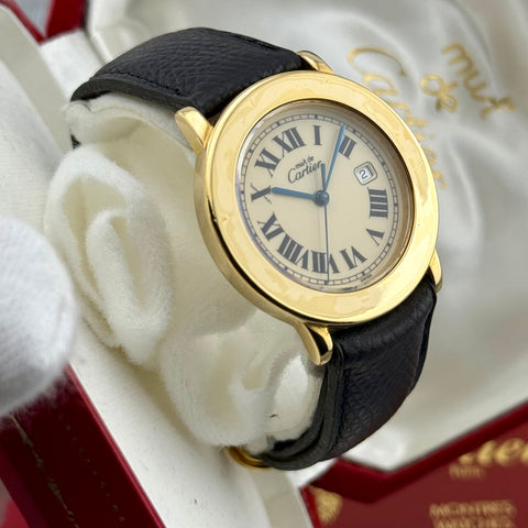 Cartier must de Cartier Ronde Ref. 1800 1 | Full-Set 1996 | Quartz | 33mm | Vintage | Rare | 18001
