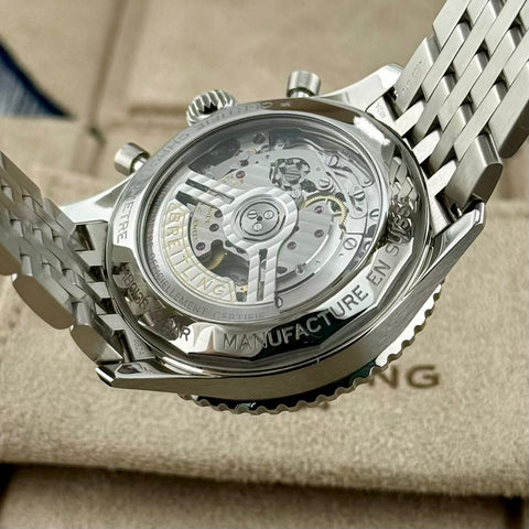 Breitling Navitimer B01 Chronograph 43 Ref. AB0138241C1A1 | Full-Set 02/2025 | Garantie 02/2033 | Eisblau | AB0138 | Like New