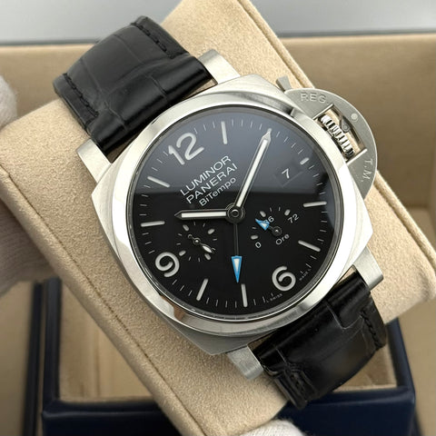 Panerai Luminor BiTempo Power Reserve Ref. PAM01360 | Full-Set 01/2024 | Panerai Garantie 01/2032 | 44mm | Top