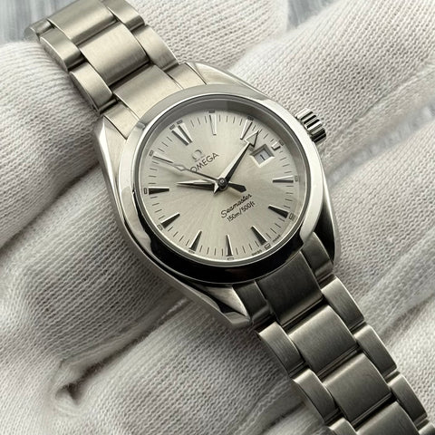 Omega Seamaster Aqua Terra 150M Ref. 2577.30 | Papiere 2011 | Quartz | 29mm | Silver Dial | Top | VIP