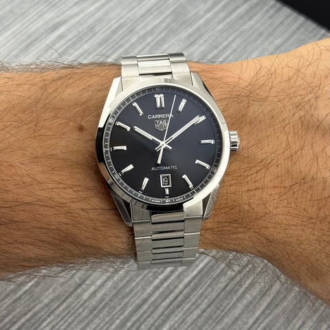 Tag Heuer Carrera Calibre 5 Ref. WBN2110.BA0639 | Full-Set 10/2026 | NEW | Unworn | 39mm | Black Dial | Tag Heuer Garantie 10/2031