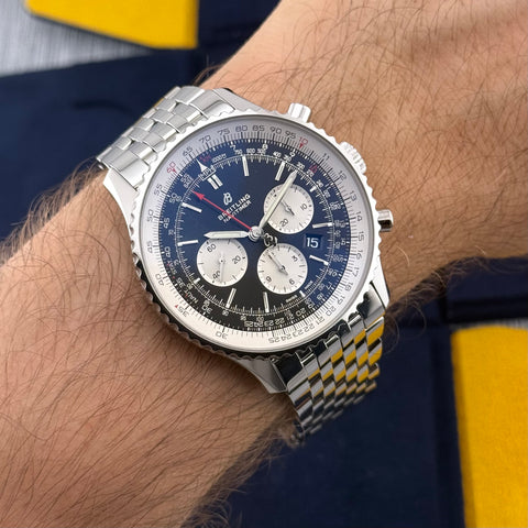 Breitling Navitimer B01 Chronograph 46 Ref. AB0127211B1A1 | Full-Set 08/2022 | Garantie 08/2027 | Black Dial | Top