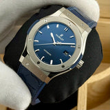 Hublot Classic Fusion Titanium Blue Ref. 542. NX.7170.LR | Full-Set 06/2026 | Hublot Garantie 06/2036 | NEW | Unworn