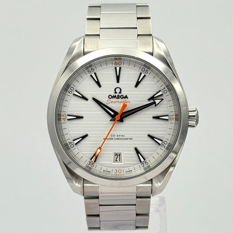 Omega Seamaster Aqua Terra Co-Axial Ref. 220.10.41.21.02.001 | Full-Set 08/2023 | Omega Garantie 08/2027 | Silver Dial | 41mm | Top | VIP
