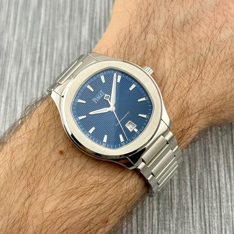 Piaget Polo S Ref. G0A41002 | Full-Set 02/2022 | Automatic | 42mm | Blue Dial | Top