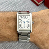 Cartier Tank Solo XL Ref. W5200028 | Full-Set 2018 | White Dial | 41x31mm | Top Condition | 3800