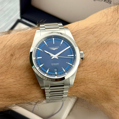 Longines Conquest Ref. L37204926 | Full-Set 2026 | NEU | Ungetragen | 38mm | Blue Dial