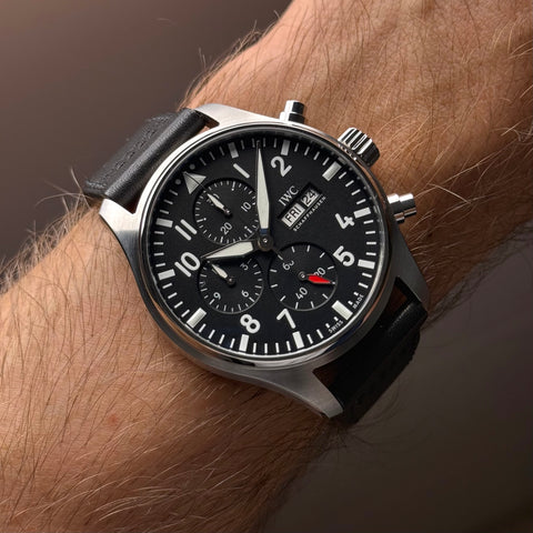 IWC Pilots Watch Chronograph Ref. IW378001 | Full-Set 04/2024 | Unworn | Ungetragen | 43mm | Black Dial | Top